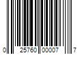 Barcode Image for UPC code 025760000077