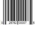 Barcode Image for UPC code 025762000075