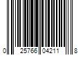 Barcode Image for UPC code 025766042118