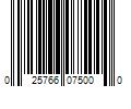 Barcode Image for UPC code 025766075000