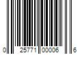 Barcode Image for UPC code 025771000066