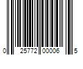 Barcode Image for UPC code 025772000065