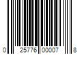 Barcode Image for UPC code 025776000078