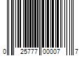 Barcode Image for UPC code 025777000077