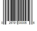 Barcode Image for UPC code 025781000056