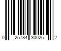 Barcode Image for UPC code 025784300252