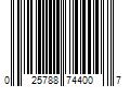 Barcode Image for UPC code 025788744007