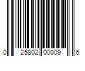 Barcode Image for UPC code 025802000096