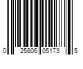 Barcode Image for UPC code 025806051735