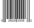 Barcode Image for UPC code 025809000068