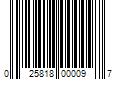 Barcode Image for UPC code 025818000097