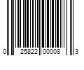 Barcode Image for UPC code 025822000083