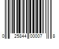 Barcode Image for UPC code 025844000078