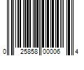 Barcode Image for UPC code 025858000064