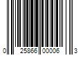 Barcode Image for UPC code 025866000063