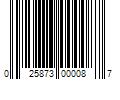 Barcode Image for UPC code 025873000087