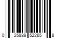 Barcode Image for UPC code 025889522658