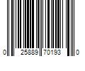 Barcode Image for UPC code 025889701930