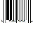 Barcode Image for UPC code 025890000084