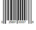 Barcode Image for UPC code 025891000076