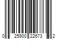 Barcode Image for UPC code 025900226732