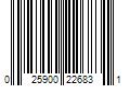 Barcode Image for UPC code 025900226831