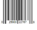 Barcode Image for UPC code 025900227678