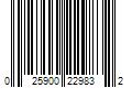 Barcode Image for UPC code 025900229832