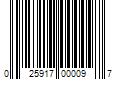 Barcode Image for UPC code 025917000097