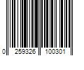 Barcode Image for UPC code 02593261003012