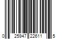 Barcode Image for UPC code 025947226115