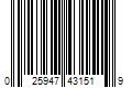 Barcode Image for UPC code 025947431519