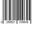 Barcode Image for UPC code 0259521009645