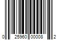 Barcode Image for UPC code 025960000082