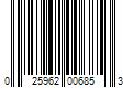 Barcode Image for UPC code 025962006853