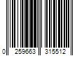 Barcode Image for UPC code 0259663315512