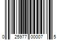 Barcode Image for UPC code 025977000075