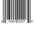 Barcode Image for UPC code 026000000079