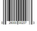 Barcode Image for UPC code 026000002073