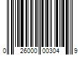 Barcode Image for UPC code 026000003049