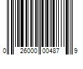 Barcode Image for UPC code 026000004879