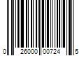 Barcode Image for UPC code 026000007245