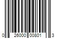 Barcode Image for UPC code 026000008013