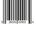 Barcode Image for UPC code 026000009034