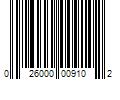 Barcode Image for UPC code 026000009102