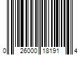 Barcode Image for UPC code 026000181914