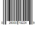 Barcode Image for UPC code 026000182249