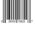 Barcode Image for UPC code 026000188227