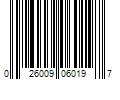 Barcode Image for UPC code 026009060197