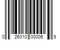 Barcode Image for UPC code 026010000069